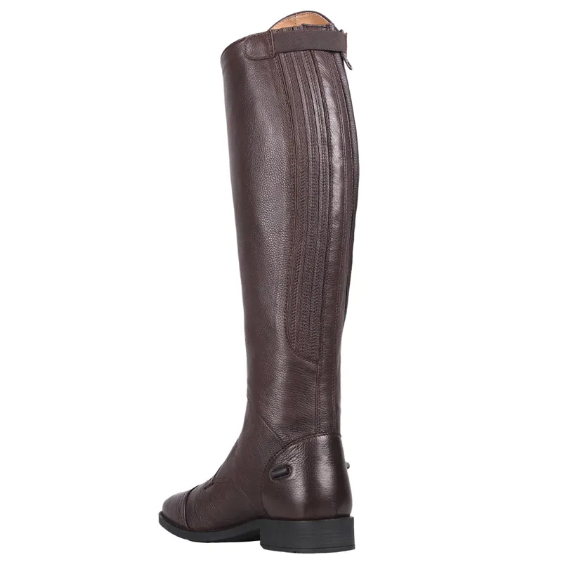 QHP Tamar Junior Tall Riding Boots - Wide Calf - Brown-3