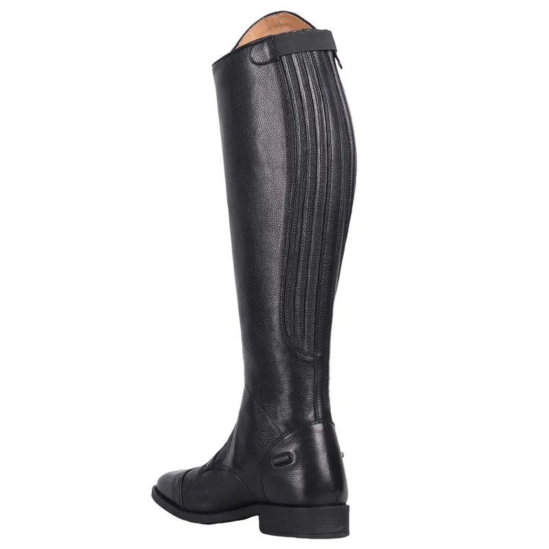 QHP Tamar Junior Tall Riding Boots - Wide Calf - Black-1