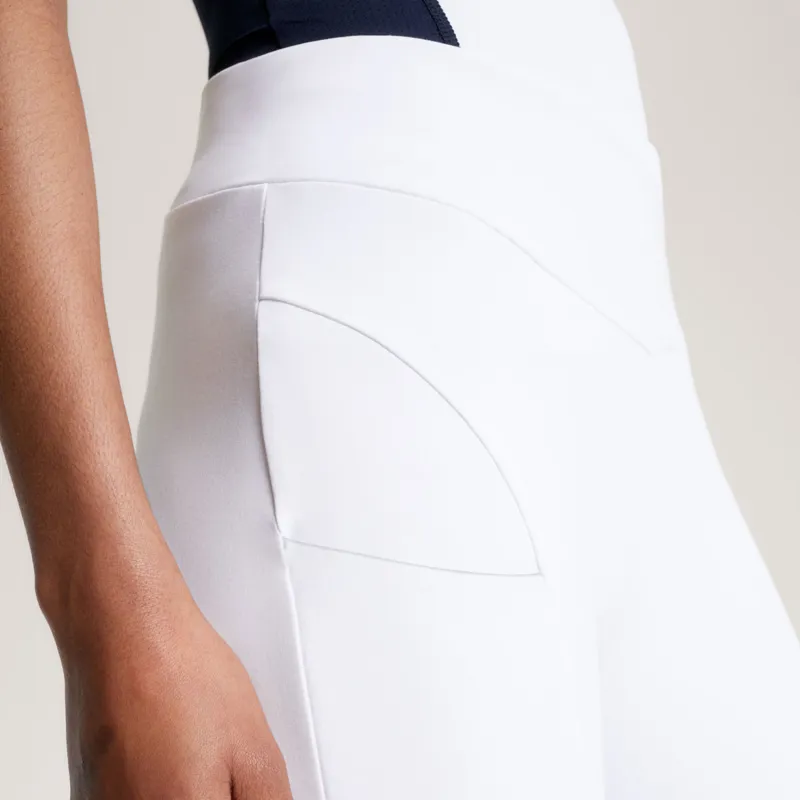 Tommy Hilfiger Elmira Full Grip Womens Riding Tights - White-1