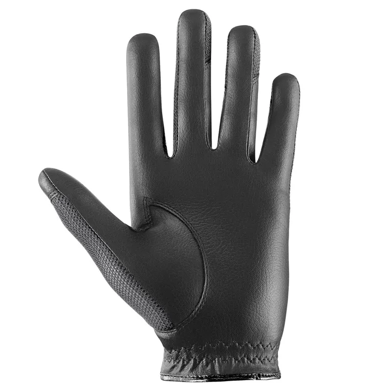 Uvex Sumair Glamour Riding Gloves - Black/Black-1