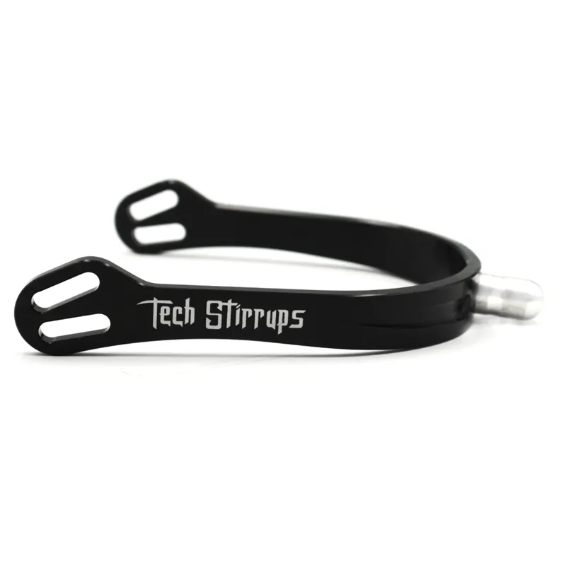 Tech Stirrups Verona Short Spurs - Black
