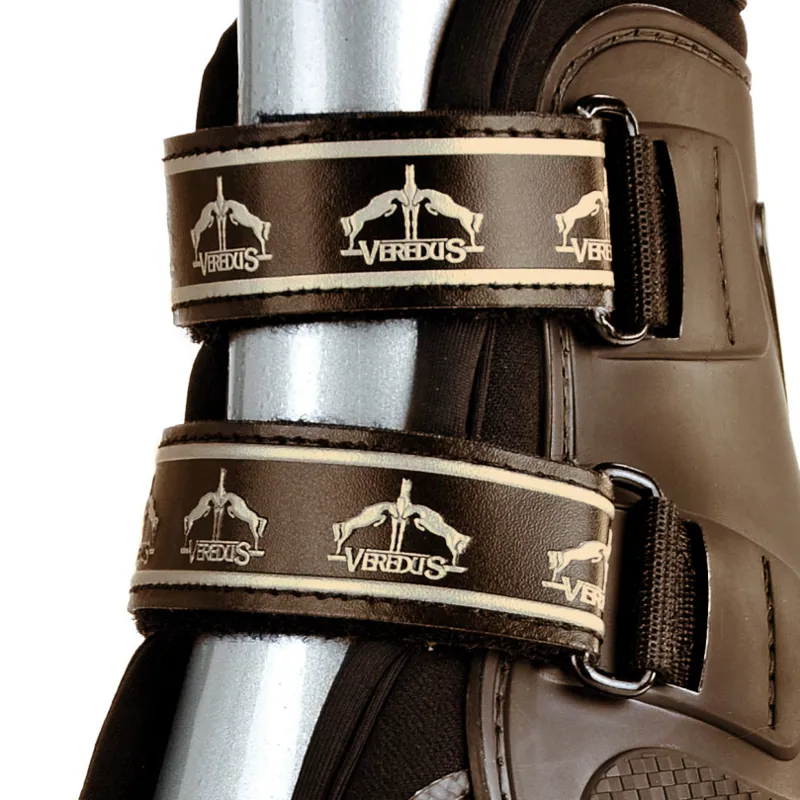 Veredus Pro Jump Replacement Velcro Fetlock Straps 4 Pack - Brown