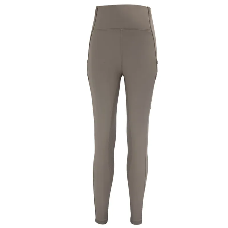 Woof Wear Original Full Grip Ladies Riding Tights - Stone-1