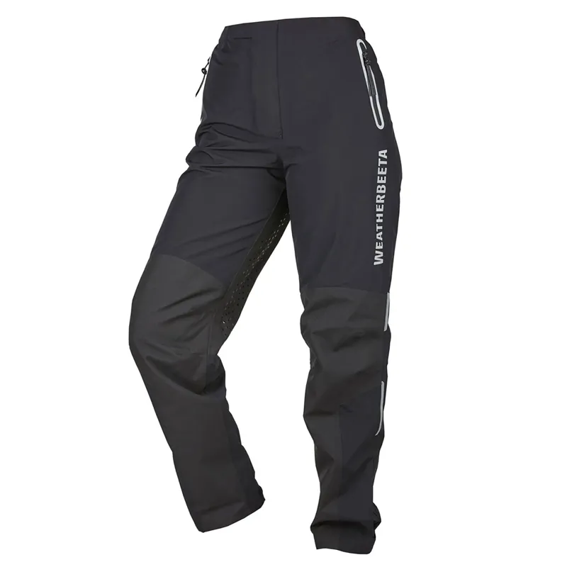 WeatherBeeta Rayne Knee Grip Womens Waterproof Overtrousers - Black