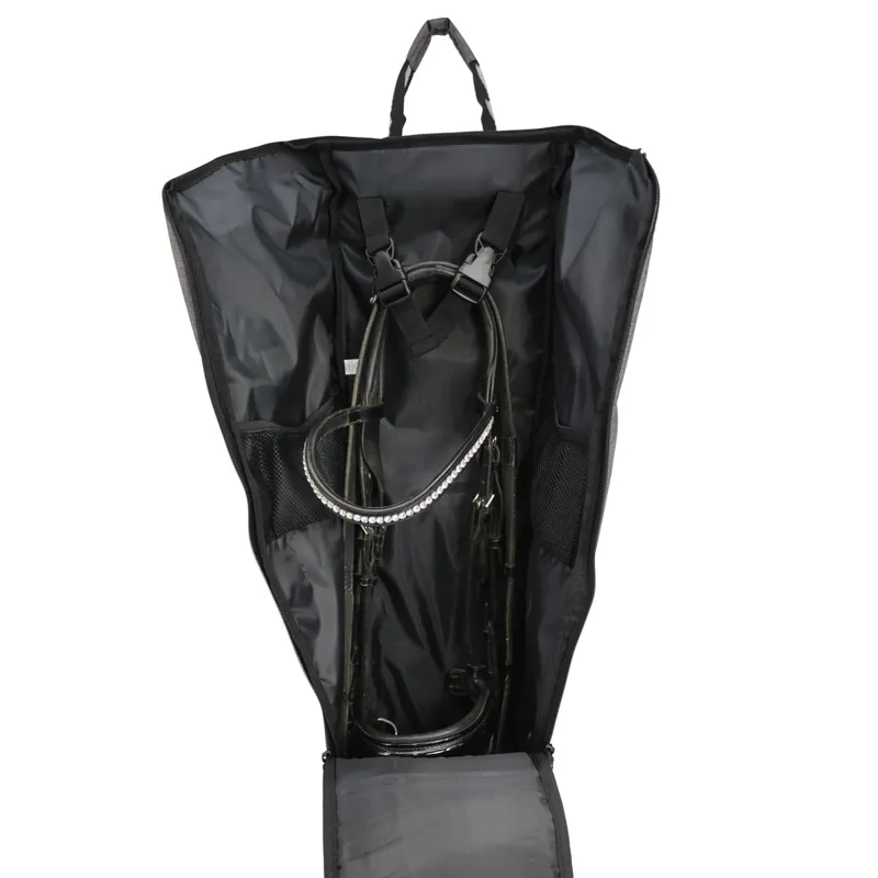 Woof Wear Double Bridle Bag - Grey/Black-1