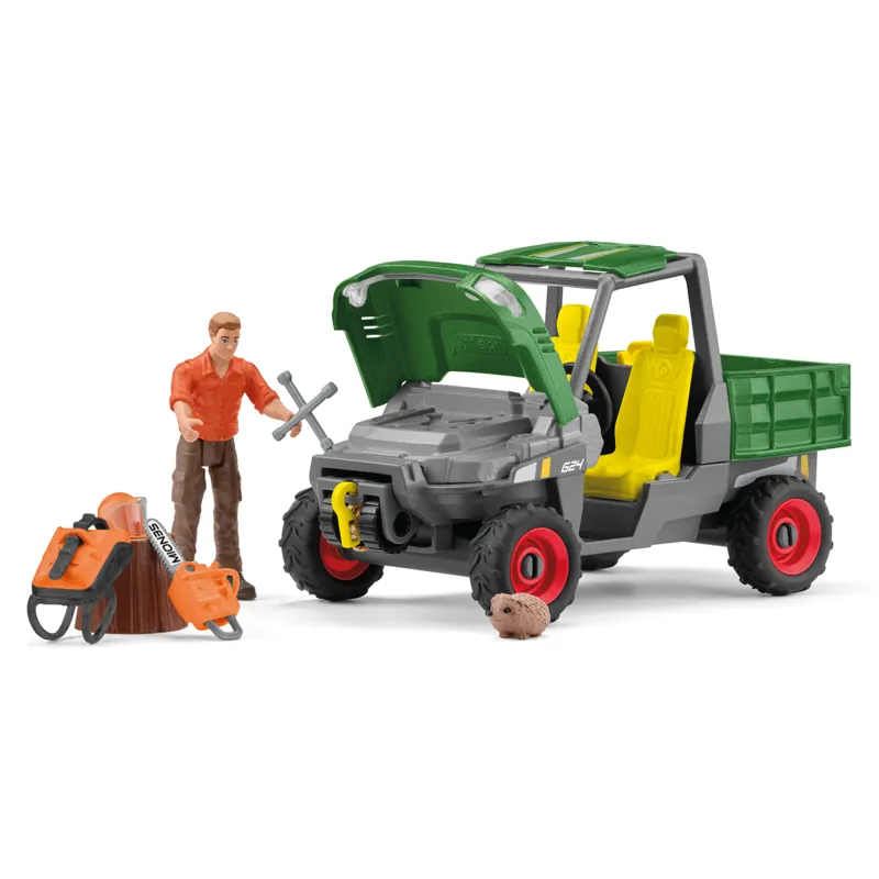 Schleich Working In The Forest Toy Set-6