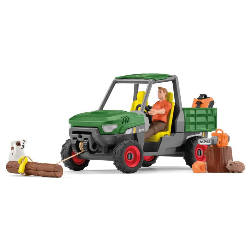 Schleich Working In The Forest Toy Set-4