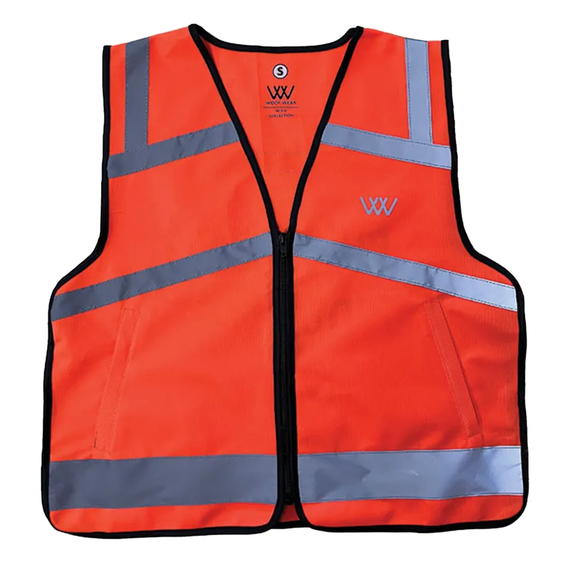Woof Wear Hi-Viz Adults Riding Vest - Orange