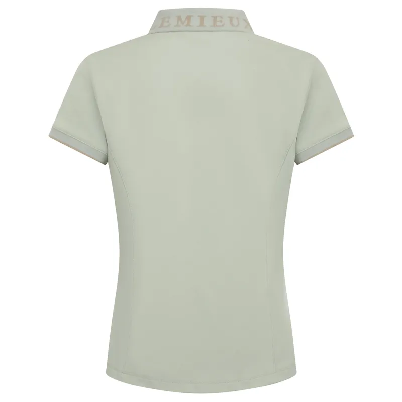 LeMieux Young Rider Junior Polo Shirt - Pistachio-2
